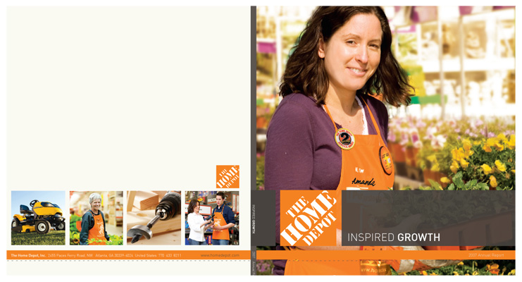 Home Depot // Annual Report Cover